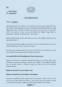 Free Yoga Nidra Script For Deep Rest And Relaxation